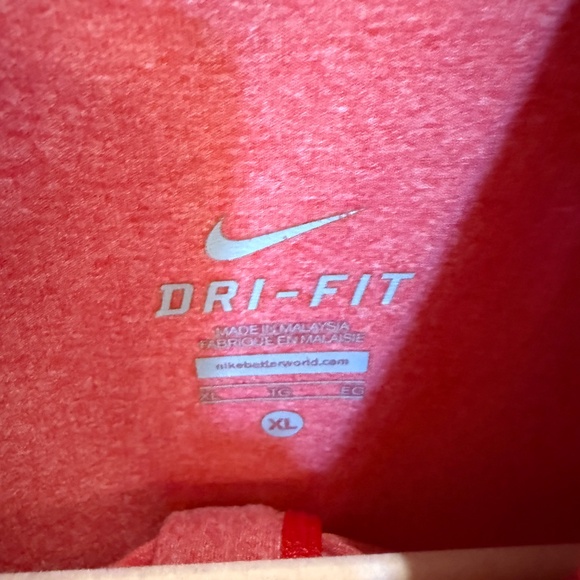 Womens Nike XL Dri-Fit Athletic Running Top Quarter Zip - Picture 2 of 4